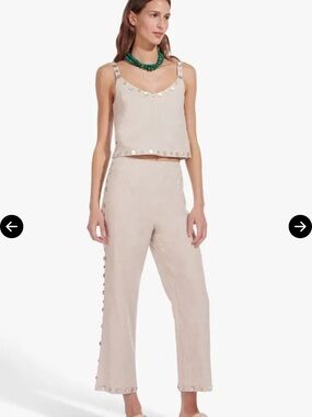 STAUD 
Vittoria Top 

COLOR: natural 
Size: M 

Excellent condition